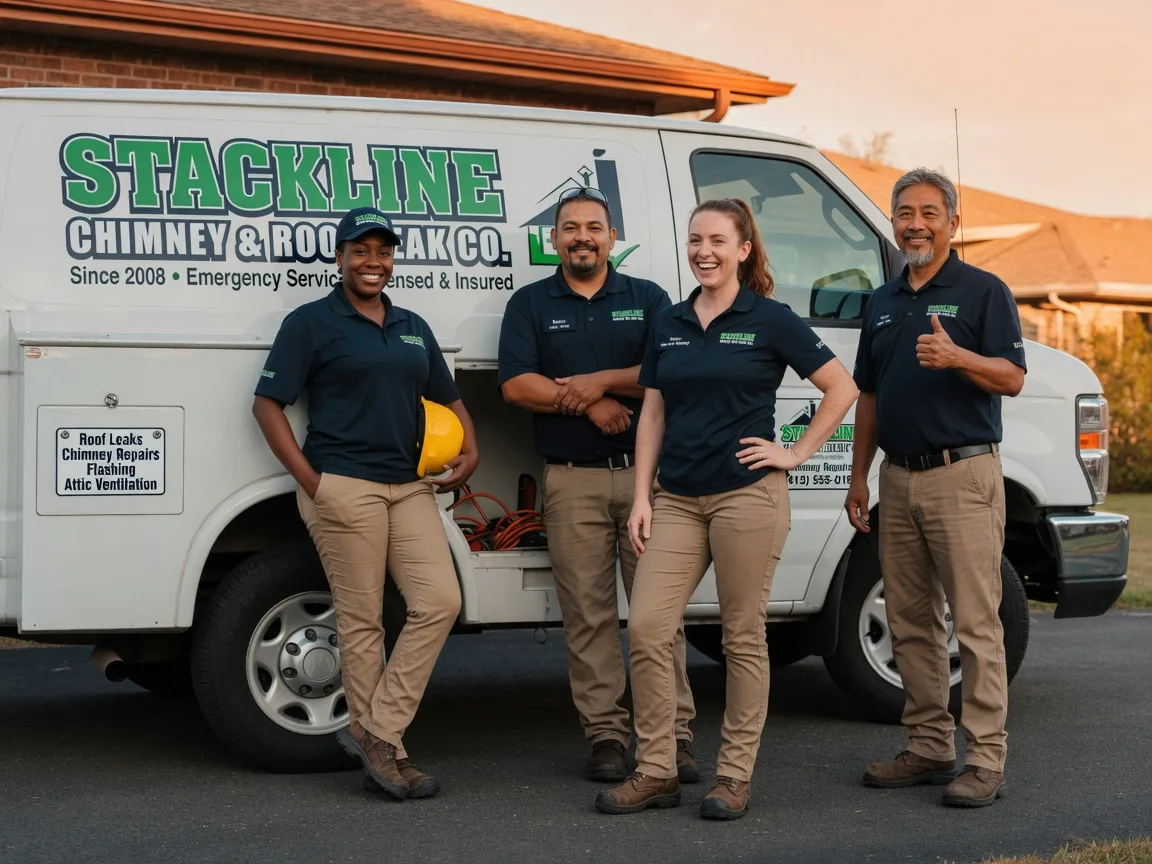 Chimney flashing repair company in La Crosse, IN